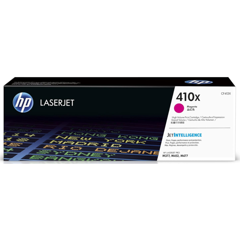 HP 410X Magenta High-yield Toner Cartridge for HP Printers | Works with Color LaserJet Pro M452 Series; Color LaserJet Pro MFP M377, M477 Series | CF413X