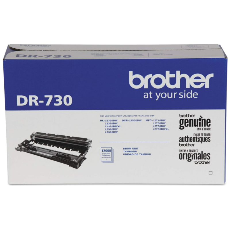 Brother Genuine DR730 Drum Unit, Up To 12,000 Page Yield Black