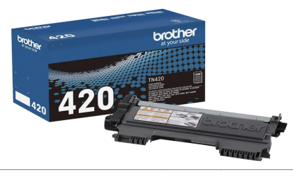 Brother Genuine TN420 Mono Laser Toner Cartridge, Black