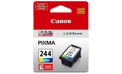 Canon CL-244 Genuine Color Ink Cartridge, Compatible with iP2820, MX492, MG2420/2520/2920/2922/2924/3020/2525, TS3120/302/302a/202/4520/3320