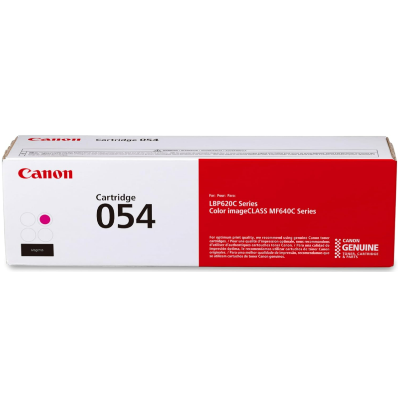 Canon Genuine 054 Magenta Toner Cartridge Compatible with LBP622Cdw, LBP623Cdw, MF641Cdw, MF642Cdw, MF644Cdw