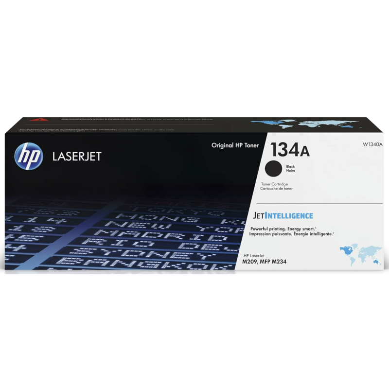 HP 134A Black Toner Cartridge for HP Printers | Works with LaserJet M209 Series; LaserJet MFP M234 Series | W1340A