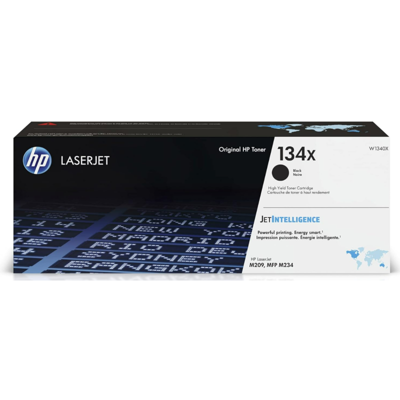 HP 134X Black High-yield Toner Cartridge for HP Printers | Works with LaserJet M209 Series; LaserJet MFP M234 Series | W1340X