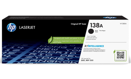 HP 138A Black Toner Cartridge | Works with HP Laserjet Pro 3001 Series, HP Laserjet Pro MFP 3101 Series | W1380A