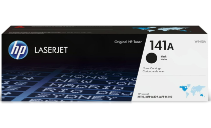 HP 141A Black Toner Cartridge | Works with HP LaserJet M110 Series, HP LaserJet MFP M139, M140 Series | W1410A | Standard (Pack of 1)