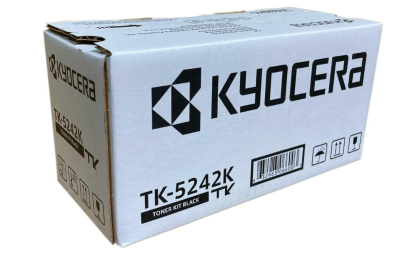 KYOCERA TK-5242K Black Toner Cartridge for M5526cdw/ P5026cdw Model Laser Printers (1T02R70US0)