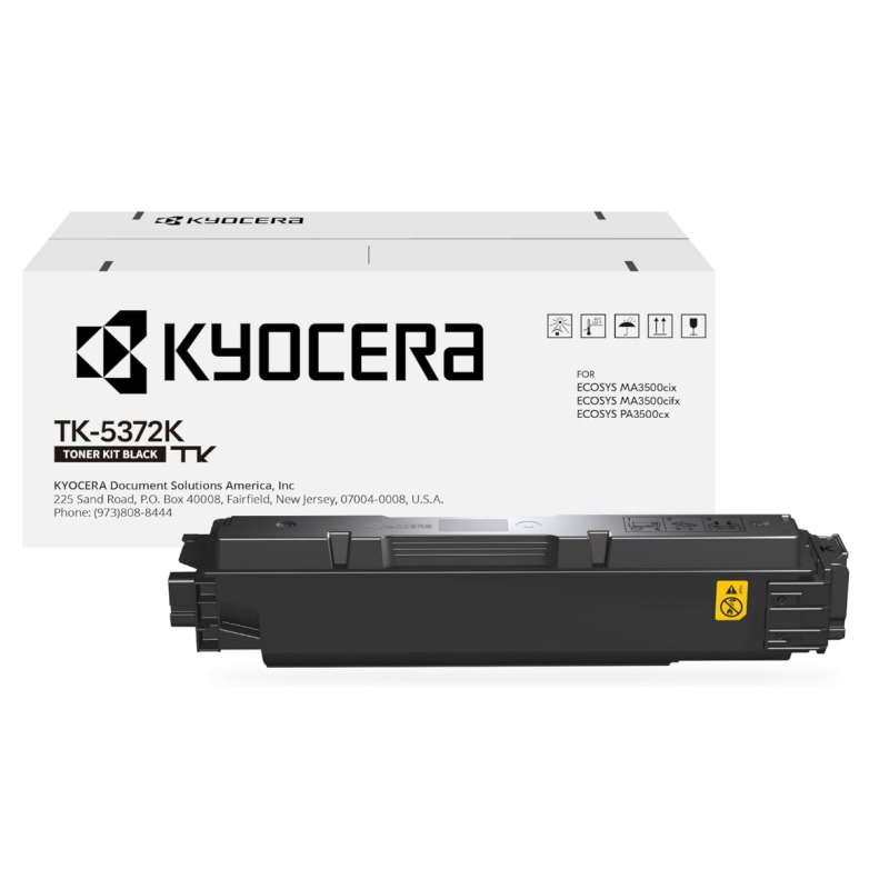 KYOCERA TK-5372K Black Toner Cartridge for MA3500cifx / PA3500cx Model Laser Printers (1T02YJ0US0)