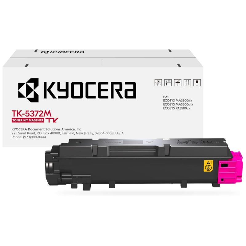 KYOCERA TK-5372M Magenta Toner Cartridge for MA3500cifx / PA3500cx Model Laser Printers (1T02YJBUS0)