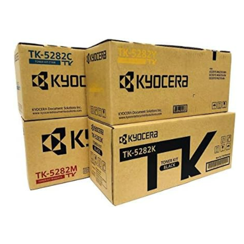 Kyocera TK5282K OEM Toner Set, B/C/M/Y